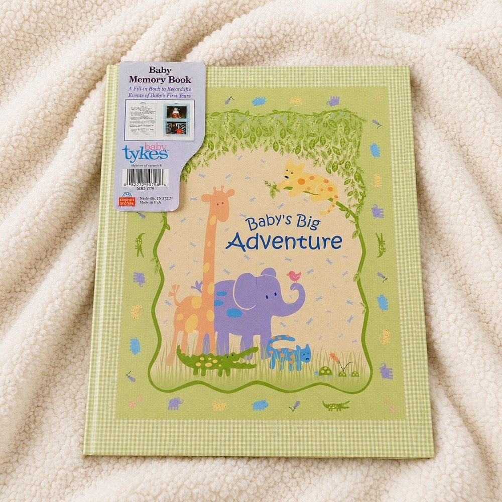 Carters CR Gibson Babys Big Adventure Baby‎ Memory Book First 5 Years Unused